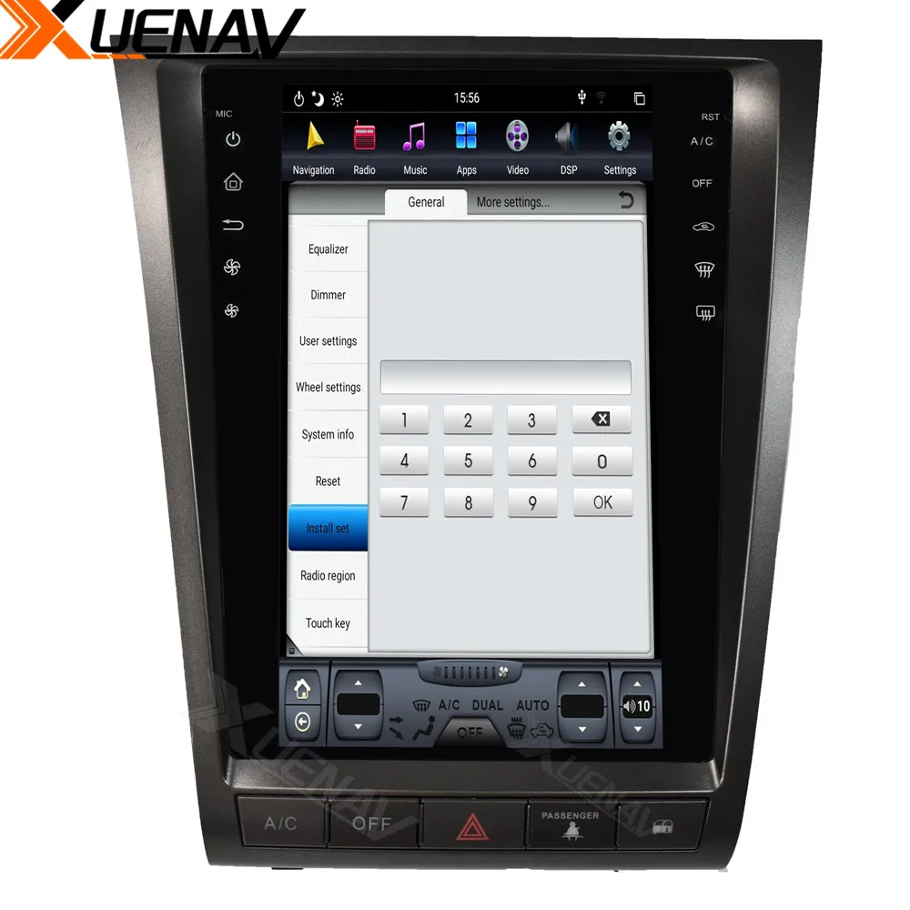 11.8 inch Auto GPS Navigation Stereo For-LEXUS GS 2004-2011 Car DVD Player Vertical Screen Android
11.8 inch Auto GPS Navigation Stereo For-LEXUS GS 2004-2011 Car DVD Player Vertical Screen Android