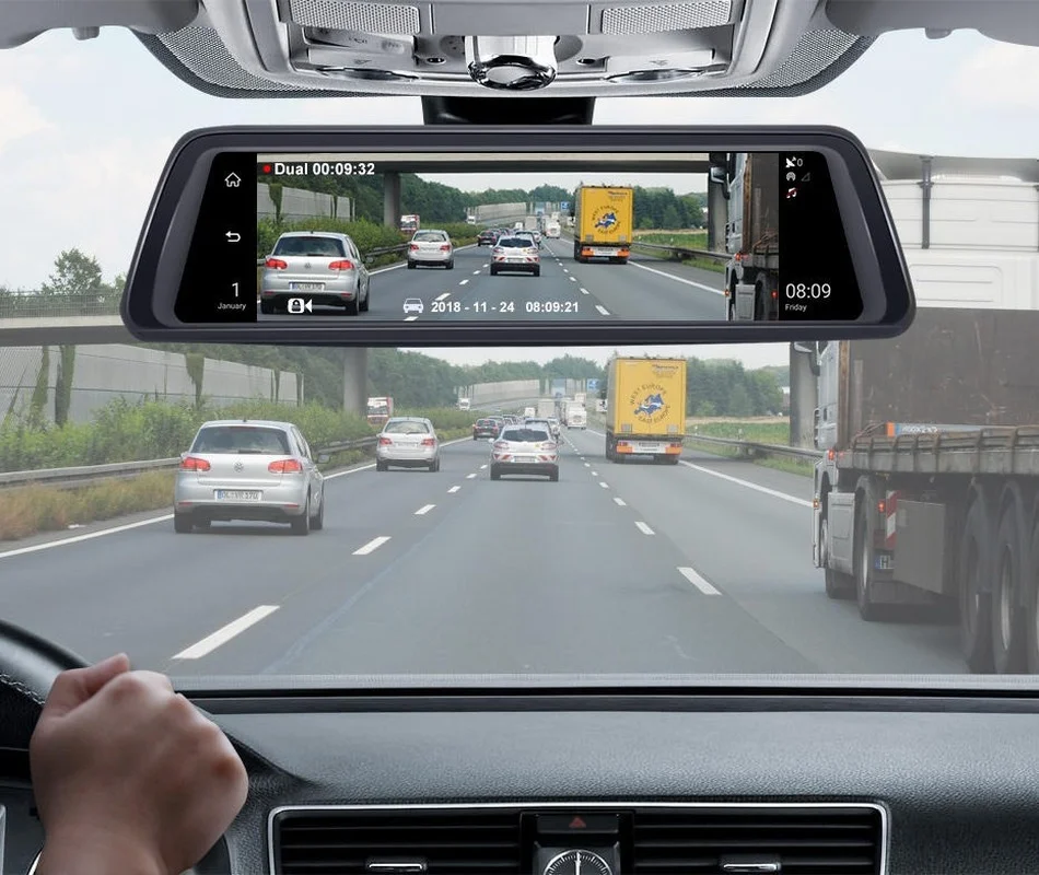 Streaming Rearview Mirror Surveillance Camera Rear View Camera 10 Inch Dashcam 4G Full Screen Large HD Night Vision car stereo
Streaming Rearview Mirror Surveillance Camera Rear View Camera 10 Inch Dashcam 4G Full Screen Large HD Night Vision car stereo