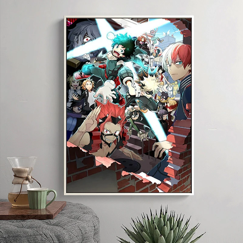 Boku No Hero Япония Аниме Академия Картина на холсте постеры и принты Настенная картина для гостиной украшение для дома
Boku No Hero Япония Аниме Академия Картина на холсте постеры и принты Настенная картина для гостиной украшение для дома