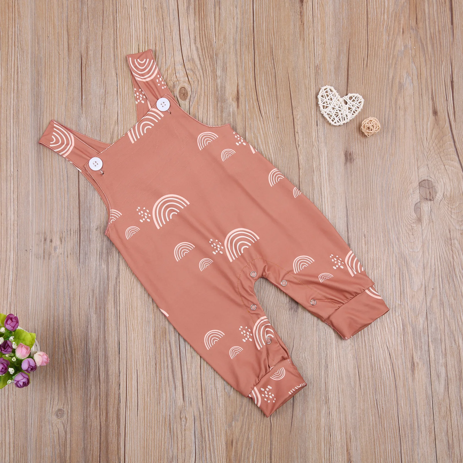 2020 New 0-18M Toddler Baby Girl Boy Spring Rainbow Print Sleeveless Romper Buttons Infant Jumpsuit Square Collar Outfit
2020 New 0-18M Toddler Baby Girl Boy Spring Rainbow Print Sleeveless Romper Buttons Infant Jumpsuit Square Collar Outfit