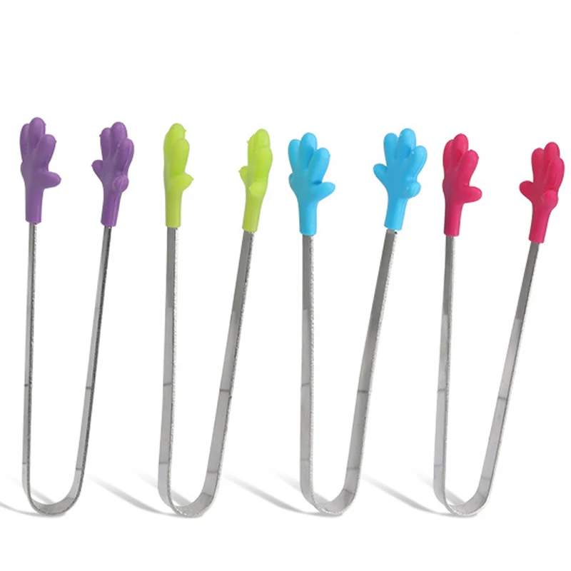 Kitchen Clip Small Palm Clip,Multifunction Silicone And Stainless Steel Mini Kitchen Tongs For Food, Spices, Sugar
Kitchen Clip Small Palm Clip,Multifunction Silicone And Stainless Steel Mini Kitchen Tongs For Food, Spices, Sugar