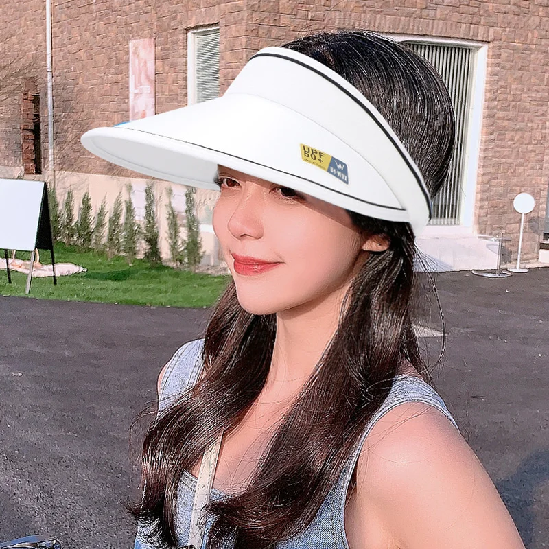 Summer Anti Ultraviolet Big Eaves Sunshade Hat For Outdoor Riding Hairband Elastic Buckle No Top UPF50+
Summer Anti Ultraviolet Big Eaves Sunshade Hat For Outdoor Riding Hairband Elastic Buckle No Top UPF50+