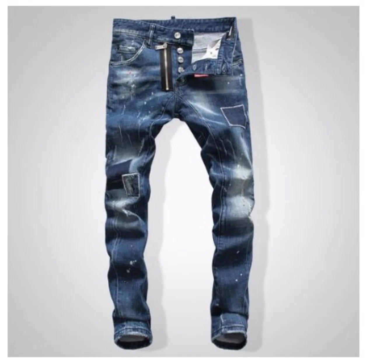 Autumn small leg straight pants blue casual four seasons pants young children's double waist printed socks
Autumn small leg straight pants blue casual four seasons pants young children's double waist printed socks