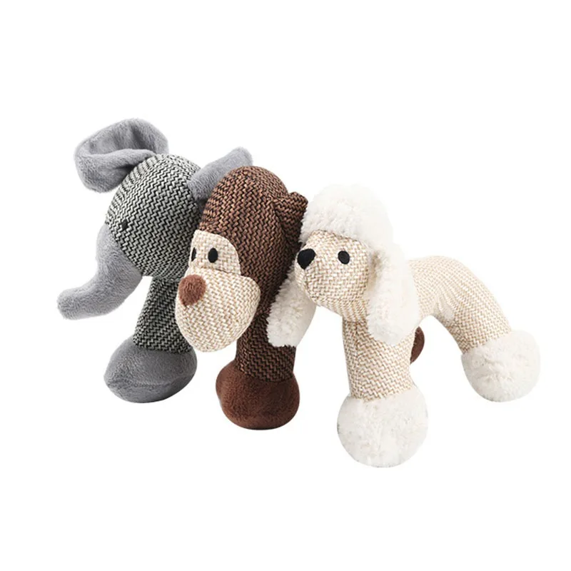 Cute Animal Shape Plush Chew Toys For Cat Dog Interactive For Dog Resistant To Bite Teeth Cleaning Training Pet Toy Supplies Toy
Cute Animal Shape Plush Chew Toys For Cat Dog Interactive For Dog Resistant To Bite Teeth Cleaning Training Pet Toy Supplies Toy