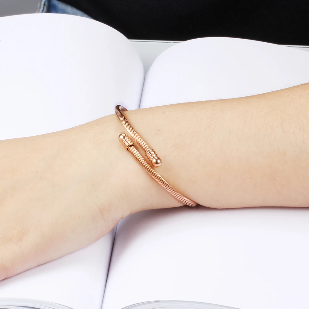 Fashion 3 Color Glossy Beads Bracelet Stainless Steel Bracelets for Women Simple Personality Clothing Accessories Jewelry
Fashion 3 Color Glossy Beads Bracelet Stainless Steel Bracelets for Women Simple Personality Clothing Accessories Jewelry