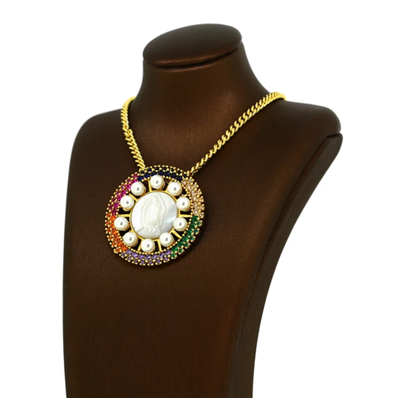 2 PCS Crystal Cross Shell Virgin For Women Gold Chain Necklace Pendant Rainbow Cubic Zirconia Copper New Jewelry Gift 2021
2 PCS Crystal Cross Shell Virgin For Women Gold Chain Necklace Pendant Rainbow Cubic Zirconia Copper New Jewelry Gift 2021