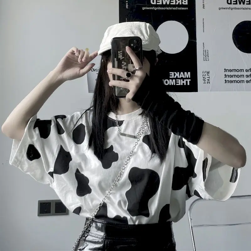 Korean style t shirt women cotton sweet t shirts cute kawaii t-shirts plus size clothing printed tops short sleeve summer tees
Korean style t shirt women cotton sweet t shirts cute kawaii t-shirts plus size clothing printed tops short sleeve summer tees