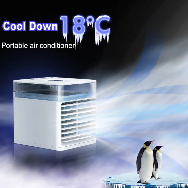 Portable Air Cooler Household Multifunctional Humidifier Purifier USB Desktop Air Conditioner Fan with UV Germicidal Lamp
Portable Air Cooler Household Multifunctional Humidifier Purifier USB Desktop Air Conditioner Fan with UV Germicidal Lamp