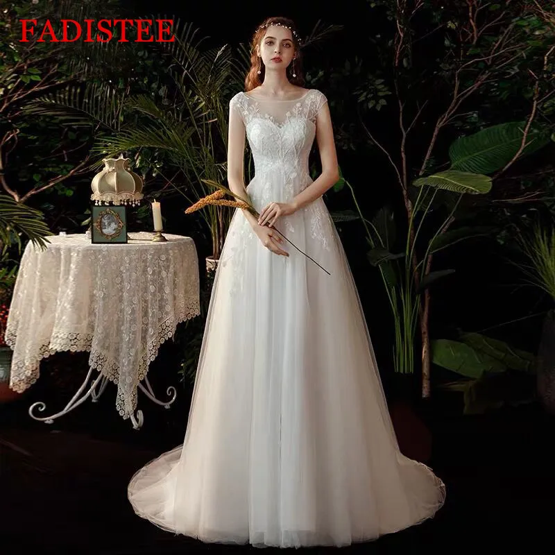 

Boho Robe De Mariee Vestido Novia Wedding Dress Longue Robe De Soiree Simple Robe De Soiree Bride To Be Gown Lace Robe