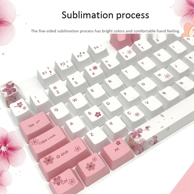 PBT Five-Sided Sublimation Keycap Mechanical Keyboard Keycap 104-Key Height Gaming Keycap Sublimation
PBT Five-Sided Sublimation Keycap Mechanical Keyboard Keycap 104-Key Height Gaming Keycap Sublimation