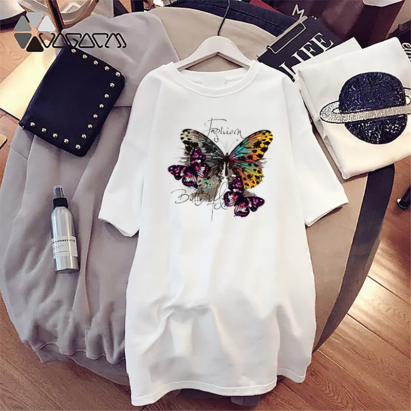 2021 Slim Vintage Dress Mini Women Loose Summer Fashion Butterfly Print T-Shirt Dresses Korean Short Sleeve Casual Pullover
2021 Slim Vintage Dress Mini Women Loose Summer Fashion Butterfly Print T-Shirt Dresses Korean Short Sleeve Casual Pullover