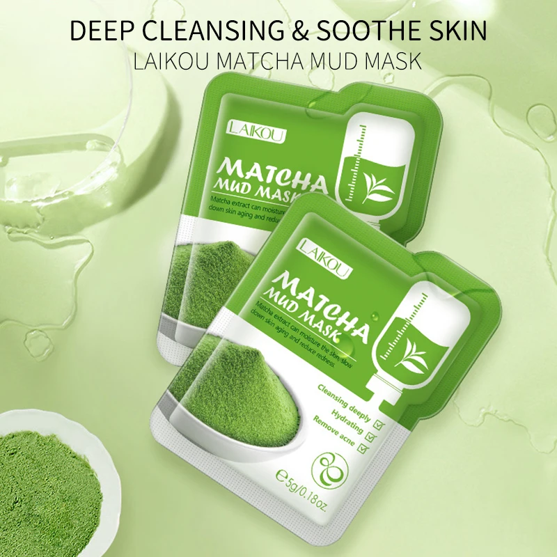 1/5pcs Matcha Green Clay Mud Face Mask Anti wrinkle Night Facial Packs dark circle Moisturize Anti-Aging Mask for facecare NEW
1/5pcs Matcha Green Clay Mud Face Mask Anti wrinkle Night Facial Packs dark circle Moisturize Anti-Aging Mask for facecare NEW