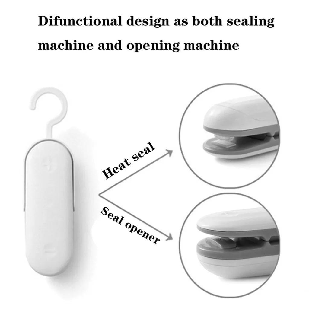 Portable Sealing Tool Heat Mini Handheld Plastic Bag Sealer Heat Sealer Capper Food Saver Bags Seal Packing Machine Gadgets Clip
Portable Sealing Tool Heat Mini Handheld Plastic Bag Sealer Heat Sealer Capper Food Saver Bags Seal Packing Machine Gadgets Clip
