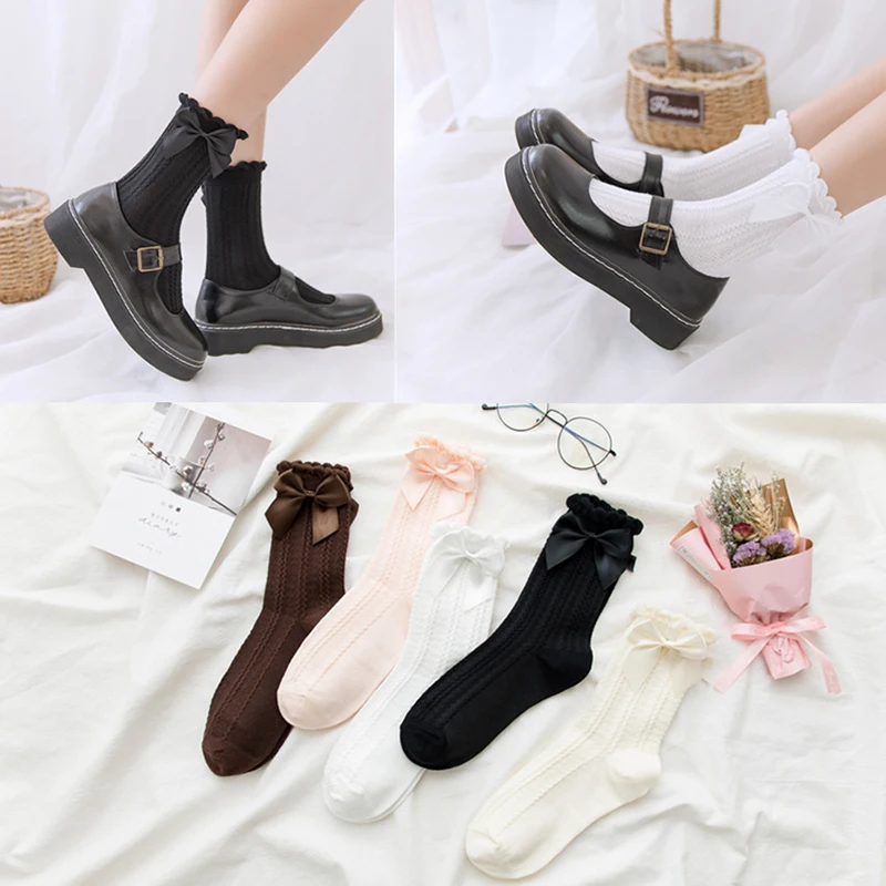 2021 New women's socks loli soft girl student girl jk system uniforms tube socks lace dovetail bow women socks cotton pure socks
2021 New women's socks loli soft girl student girl jk system uniforms tube socks lace dovetail bow women socks cotton pure socks