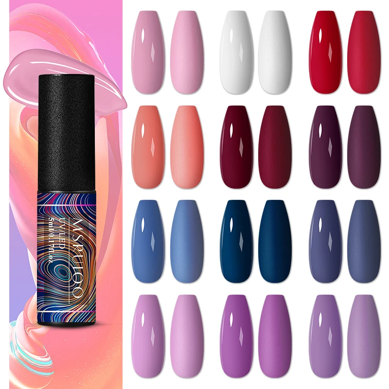 MERUIOO 5ml UV Nail Gel Polish Autumn Winter Color Semi Permanent Matte Top Coat Needed Soak Off UV LED Nail Art Gel Varnish
MERUIOO 5ml UV Nail Gel Polish Autumn Winter Color Semi Permanent Matte Top Coat Needed Soak Off UV LED Nail Art Gel Varnish