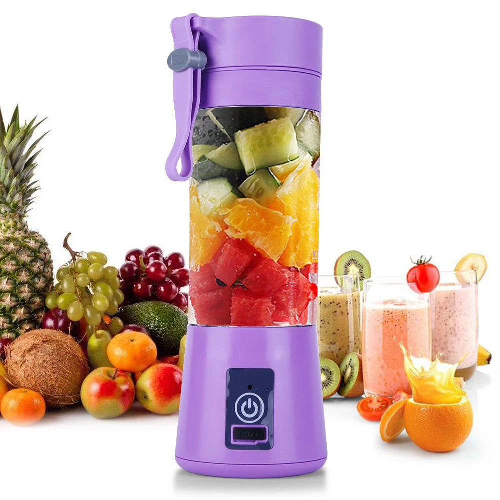 USB Rechargeable Juicer Multifunctional Household Juice Cup 4 Blades Kitchen Portable Electric Quick Juicer Machine 380ml
USB Rechargeable Juicer Multifunctional Household Juice Cup 4 Blades Kitchen Portable Electric Quick Juicer Machine 380ml
