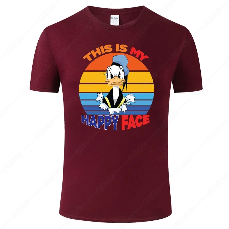 Donald Duck T Shirt Men Fashion Print T-shirt Summer 100% Cotton Short Sleeve Tee Homme Camisa Hombre Unisex Clothes J109
Donald Duck T Shirt Men Fashion Print T-shirt Summer 100% Cotton Short Sleeve Tee Homme Camisa Hombre Unisex Clothes J109