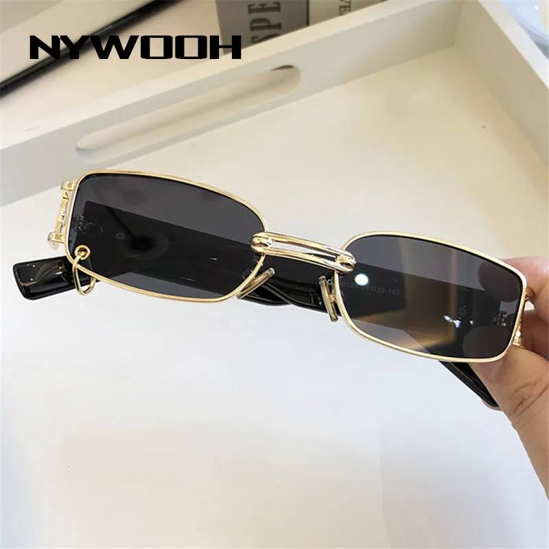 Солнцезащитные очки NYWOOH в винтажном стиле UV400 для мужчин и женщин, небольшие квадратные металлические солнечные очки в стиле стимпанк, ретр...
Солнцезащитные очки NYWOOH в винтажном стиле UV400 для мужчин и женщин, небольшие квадратные металлические солнечные очки в стиле стимпанк, ретр...