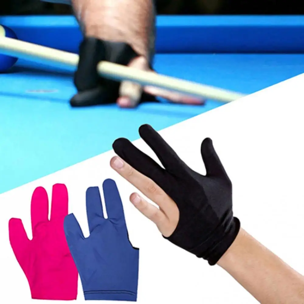 Glove Spandex Snooker Billiard Cue Glove Pool Left Hand Open Three Finger Accessory for Men Women Billiard Accessories 3 Colors
Glove Spandex Snooker Billiard Cue Glove Pool Left Hand Open Three Finger Accessory for Men Women Billiard Accessories 3 Colors