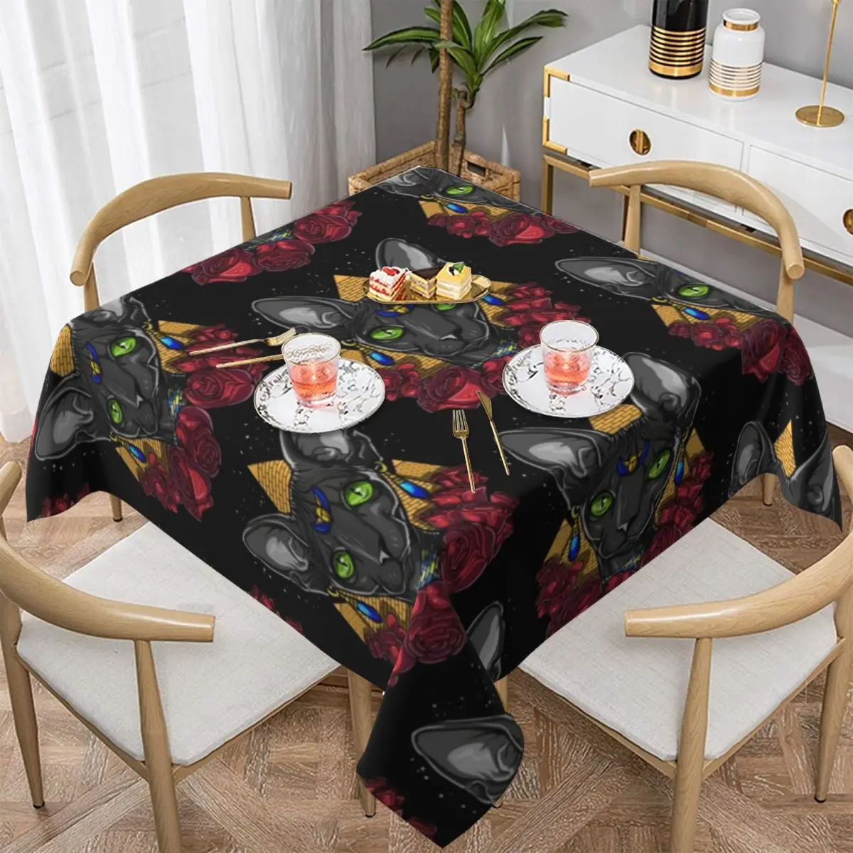 Sphynx Cat Tablecloth Print Protection Table Cover Polyester Dinner Cheap Vintage Table Cloth
Sphynx Cat Tablecloth Print Protection Table Cover Polyester Dinner Cheap Vintage Table Cloth
