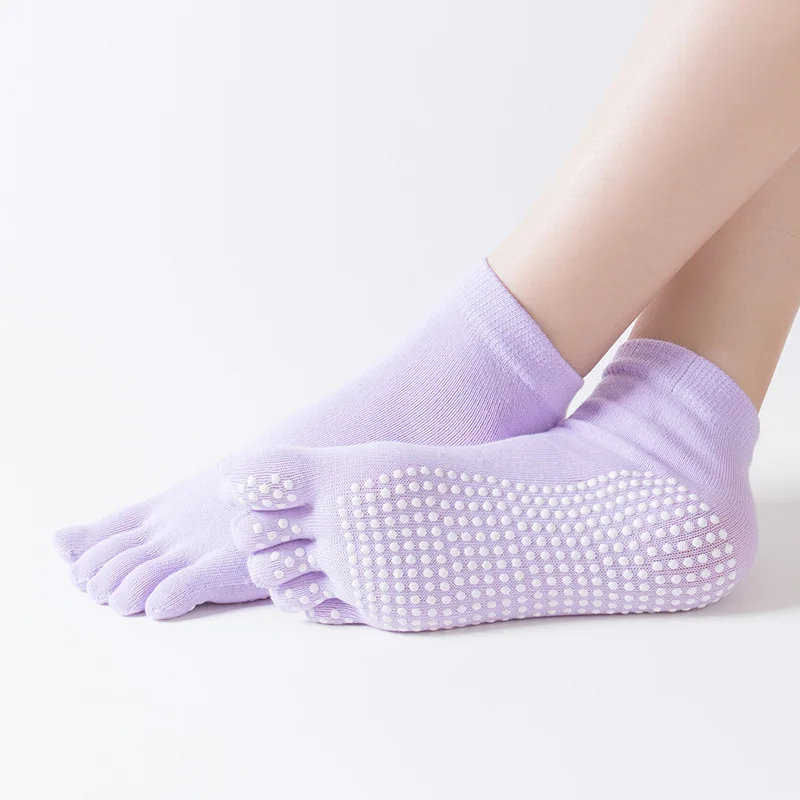 Women Yoga Sports Socks Non-Slip Ladies Pure Color Five-Finger Socks Sweat-Absorbent Breathable Split Toe Socks 8 Colors
Women Yoga Sports Socks Non-Slip Ladies Pure Color Five-Finger Socks Sweat-Absorbent Breathable Split Toe Socks 8 Colors