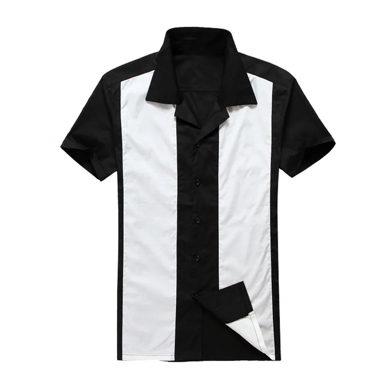 Male Patchwork Short Sleeve Summer Men Shirts L-3XL Plus Size Mens Clothing Blouse Cotton Bowling Vintage Shirt Rockabilly Style
Male Patchwork Short Sleeve Summer Men Shirts L-3XL Plus Size Mens Clothing Blouse Cotton Bowling Vintage Shirt Rockabilly Style