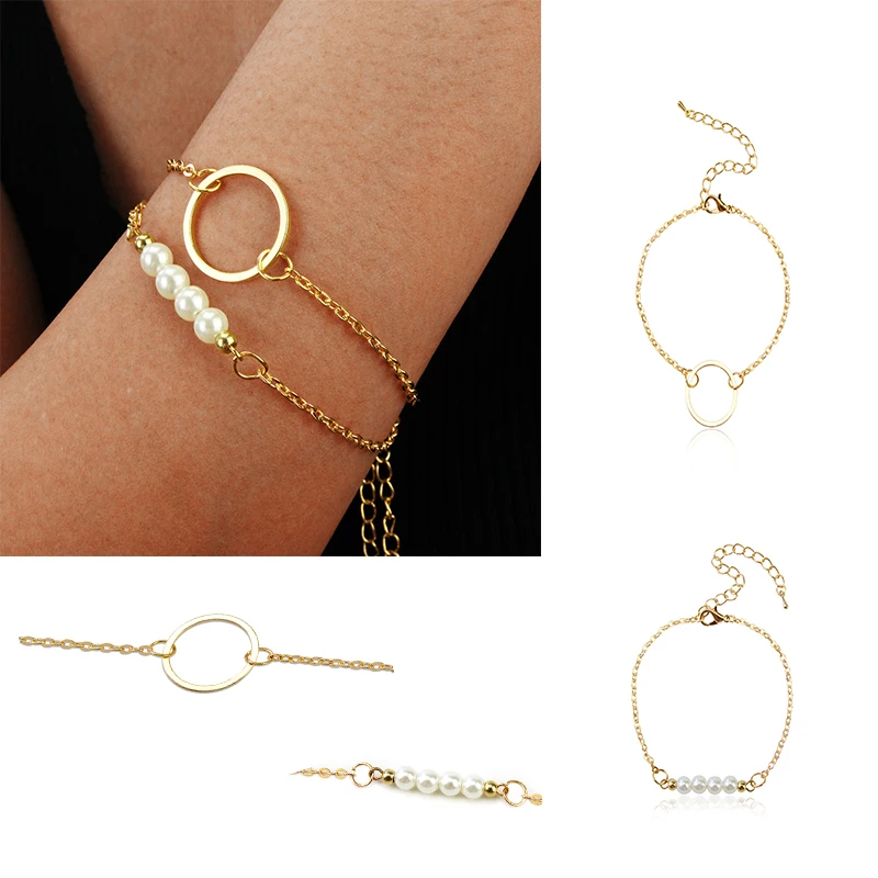 Gold Bracelet Pearl Beads For Women Adjustable Aesthetic Ideas Hand Chain Hollow Charm Multilayer Jewelry Wedding Accessories
Gold Bracelet Pearl Beads For Women Adjustable Aesthetic Ideas Hand Chain Hollow Charm Multilayer Jewelry Wedding Accessories