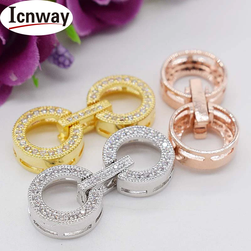 Rhinestone inlay Gold&silver Plated Clasp 9.5*22mm Jewelry Accessories For DIY bracelet necklace Free shipping wholesale
Rhinestone inlay Gold&silver Plated Clasp 9.5*22mm Jewelry Accessories For DIY bracelet necklace Free shipping wholesale
