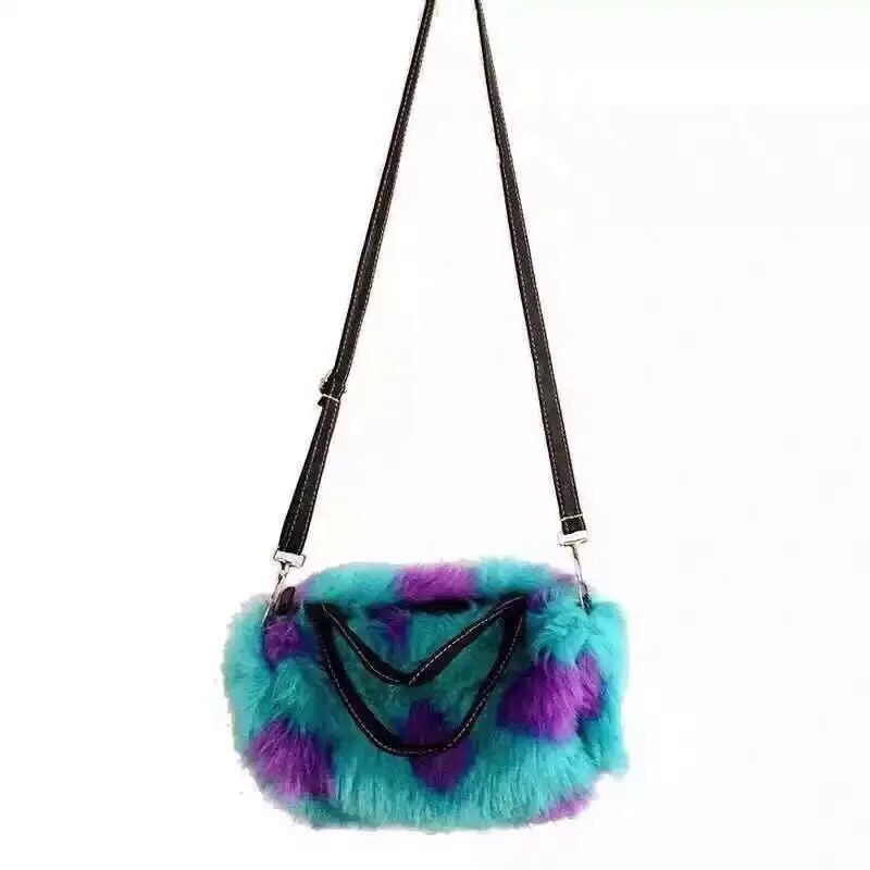 Women Fashion Plush Material Shoulder Messenger Bag Ladies Autumn Winter Warm Faux Fur Handbags Travel Street Harajuku Totes
Women Fashion Plush Material Shoulder Messenger Bag Ladies Autumn Winter Warm Faux Fur Handbags Travel Street Harajuku Totes