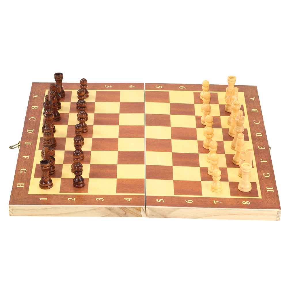 Wooden Chess Set International Chess Entertainment Game Chess Set with Folding Board 39cm*39cm Interior Storage Adult Kids Gift
Wooden Chess Set International Chess Entertainment Game Chess Set with Folding Board 39cm*39cm Interior Storage Adult Kids Gift