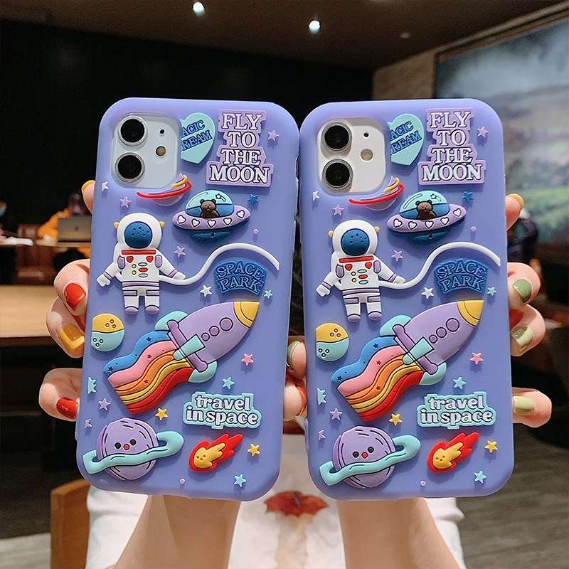 3D Space Astronaut Case For IPhone 11 12 Pro Max Mini XS X XR 7 8 Plus SE 2020 Soft Silicone Dream Moon Phone Cases FUNda чехол
3D Space Astronaut Case For IPhone 11 12 Pro Max Mini XS X XR 7 8 Plus SE 2020 Soft Silicone Dream Moon Phone Cases FUNda чехол