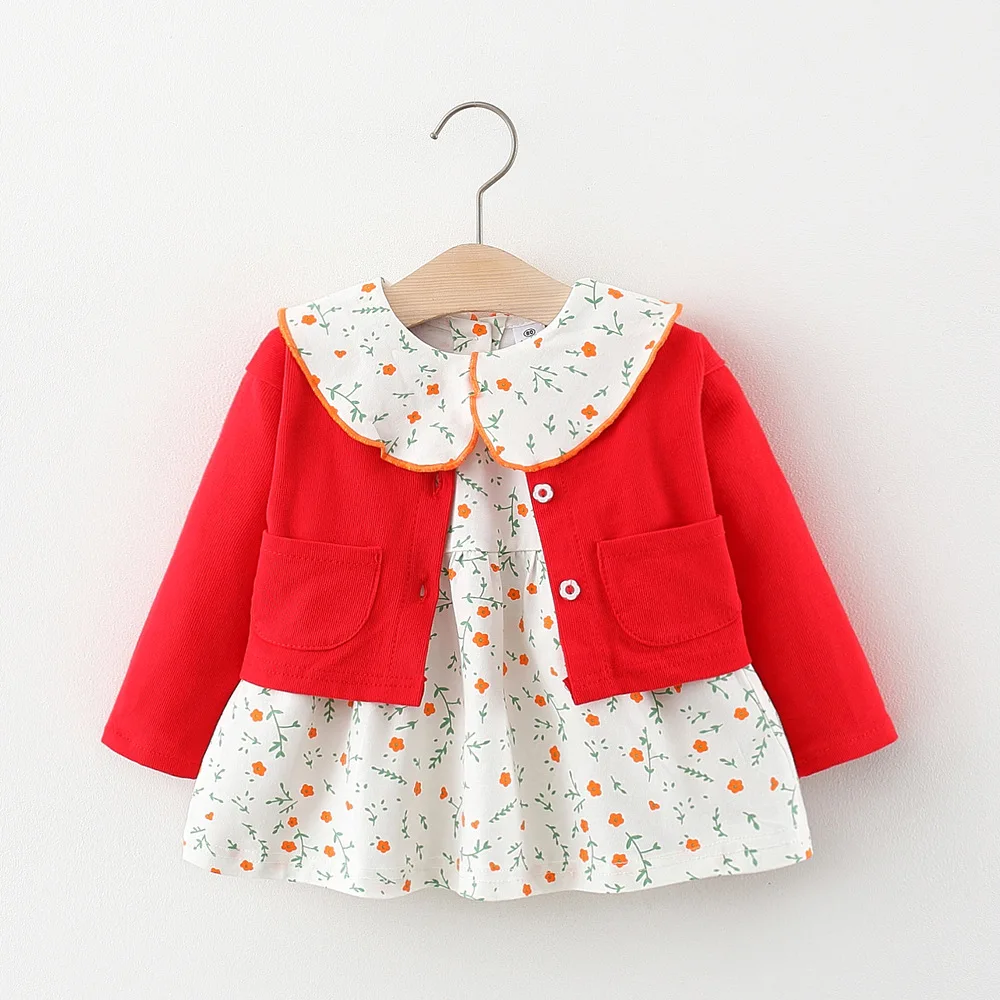 Infant Baby Girls Dress Clothes 2021 Fall Long Sleeve Jacket+ Princess Dress 2Pcs Toddler Girl Clothes Baby Birthday Clothing
Infant Baby Girls Dress Clothes 2021 Fall Long Sleeve Jacket+ Princess Dress 2Pcs Toddler Girl Clothes Baby Birthday Clothing