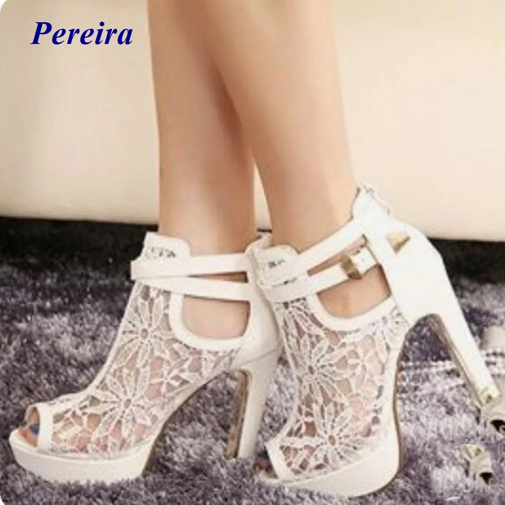 Peep Toe Platform Buckle Sandals Net Yarn Block Heel Ankle Sandals New Arrival Fashion Women Summer Shoes Big Size Zipper Shoes
Peep Toe Platform Buckle Sandals Net Yarn Block Heel Ankle Sandals New Arrival Fashion Women Summer Shoes Big Size Zipper Shoes