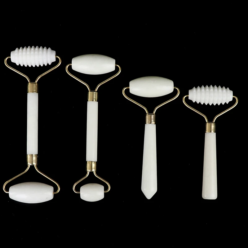 1PCS Gua Sha Scrpaer Skin Care Beauty Tool White Jade Roller Massager For Face Lift Up Natural Stone Facial Slimming Chin
1PCS Gua Sha Scrpaer Skin Care Beauty Tool White Jade Roller Massager For Face Lift Up Natural Stone Facial Slimming Chin