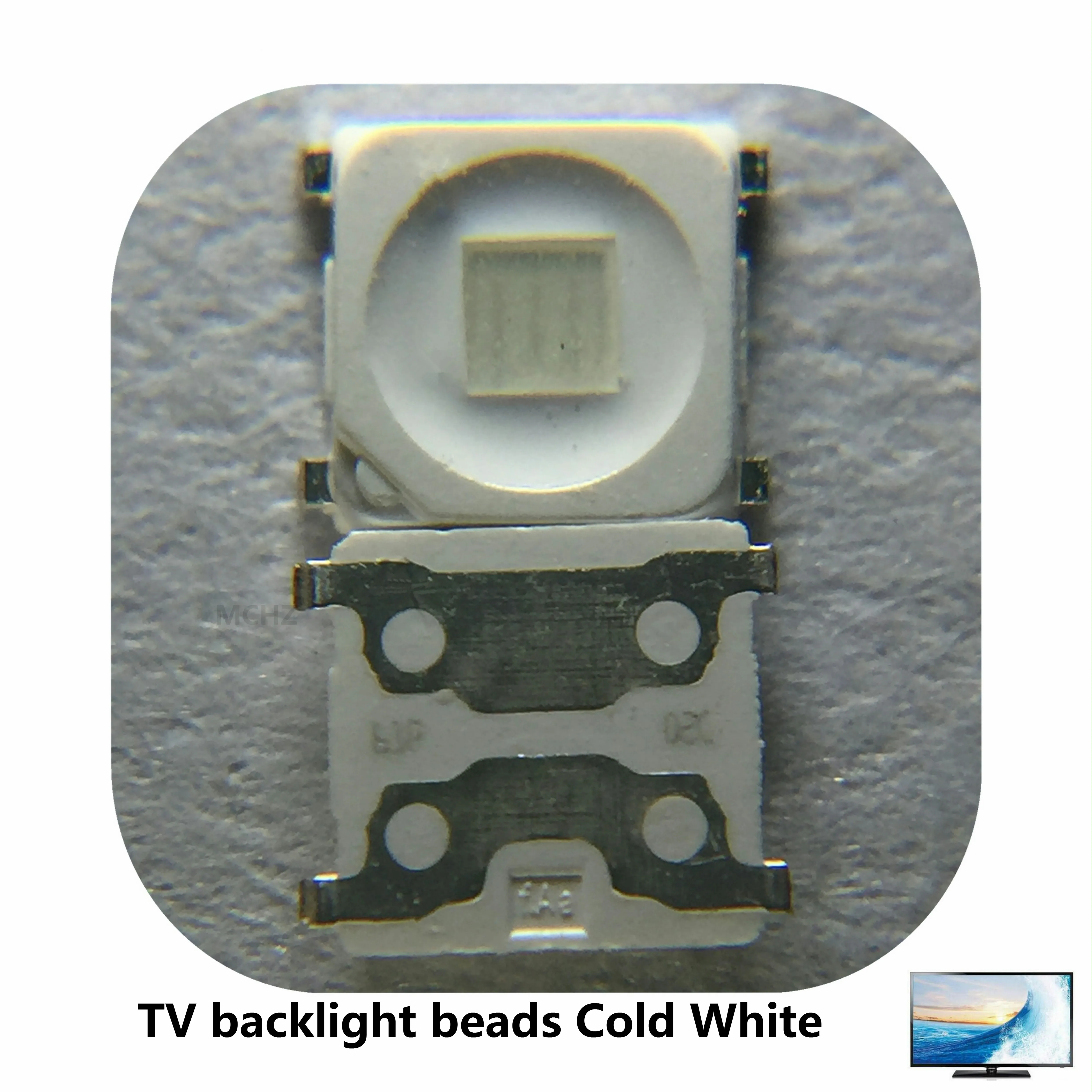 500 шт./лот SMD LED TV 3228 3V BLUE 2828 1 5 W Высокая мощность для SAMSUNG подсветка|Подвесные