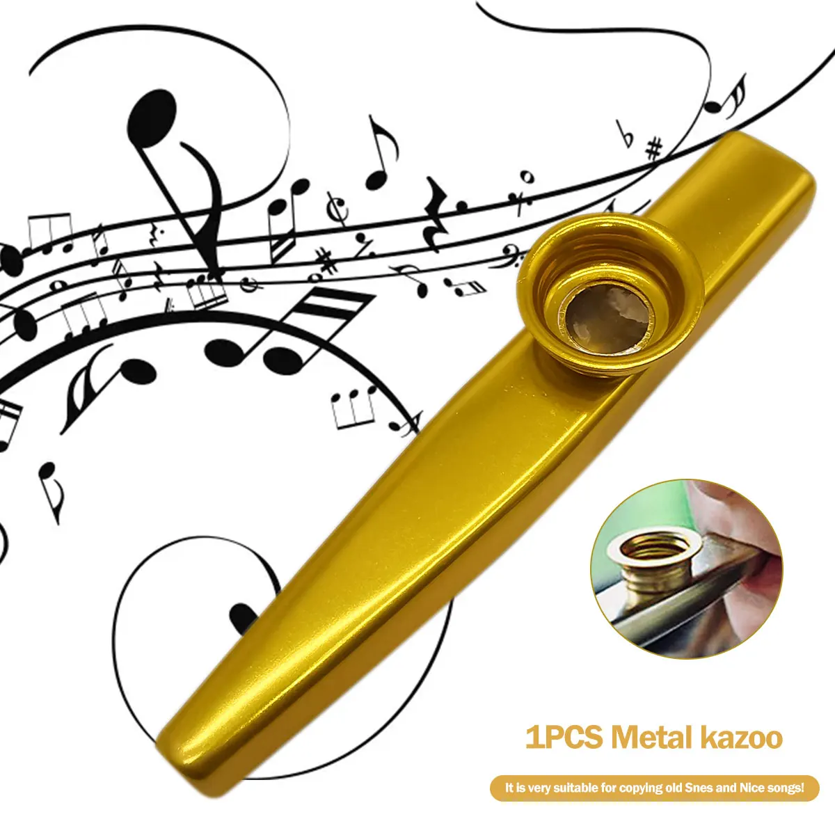 Металлические музыкальные инструменты Kazoos, Гармонический инструмент, аксессуары для музыкальных инструментов
Металлические музыкальные инструменты Kazoos, Гармонический инструмент, аксессуары для музыкальных инструментов