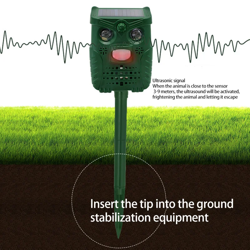Outdoor Garden Solar Pest Repeller Pest Mouse Repeller Bird Cat Dog Bat Repellent Keep Animals Away
Outdoor Garden Solar Pest Repeller Pest Mouse Repeller Bird Cat Dog Bat Repellent Keep Animals Away