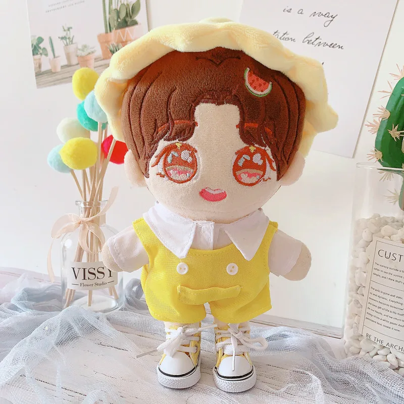 20cm doll clothes Lovely Yellow Suspenders rompers pants suits dolls accessories Korea Kpop EXO idol Dolls gift DIY Toys
20cm doll clothes Lovely Yellow Suspenders rompers pants suits dolls accessories Korea Kpop EXO idol Dolls gift DIY Toys