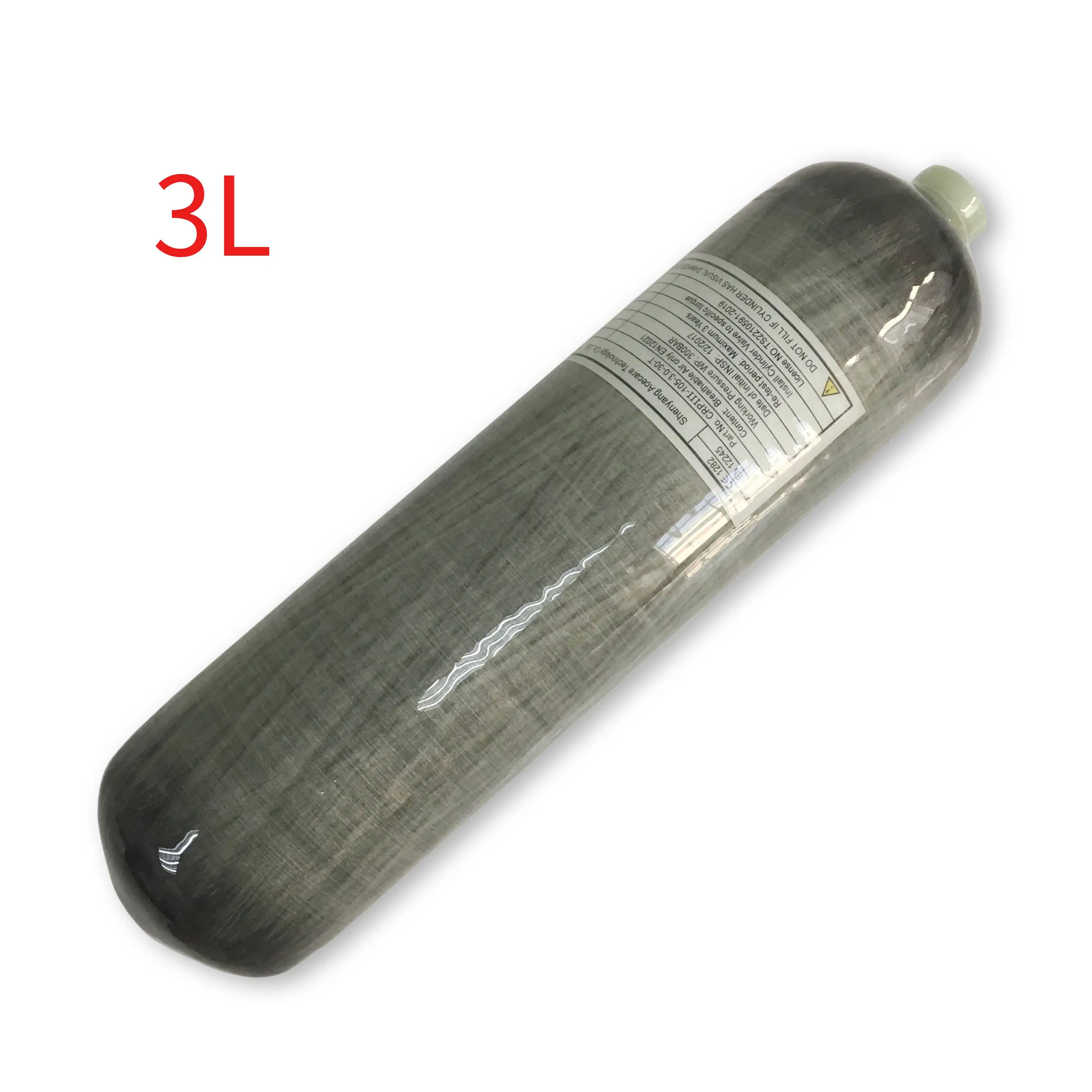 AC103 3L Airgun Air Compressed Cylinder Carbon Fiber Air Tank Pcp Bottle Diving Equipment Airsoft Paintball 4500Psi Acecare
AC103 3L Airgun Air Compressed Cylinder Carbon Fiber Air Tank Pcp Bottle Diving Equipment Airsoft Paintball 4500Psi Acecare