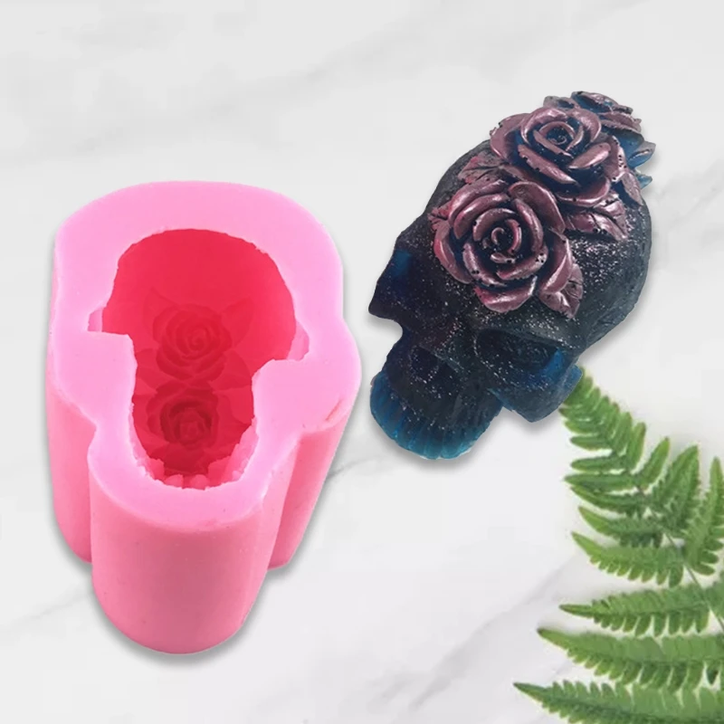 3D Rose Skull Epoxy Resin Mold Home Decoration Ornaments Silicone Mould DIY Crafts Candle Casting Tools Drop Shipping
3D Rose Skull Epoxy Resin Mold Home Decoration Ornaments Silicone Mould DIY Crafts Candle Casting Tools Drop Shipping