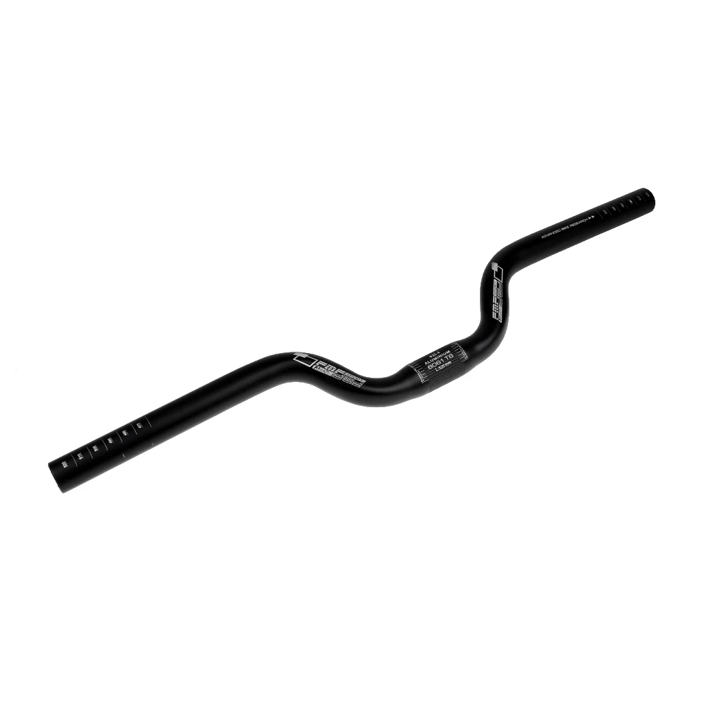 Aluminum Alloy Bicycle Handlebar Mountain Road Cycling Bike Riser Bar 25.4mm 520mm