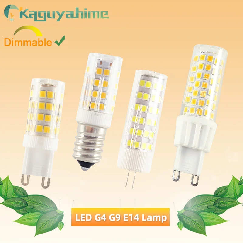 Kaguyahime 5 светодиодный т. Светодиодная лампа G9 G4 E14 с регулируемой яркостью лампочка