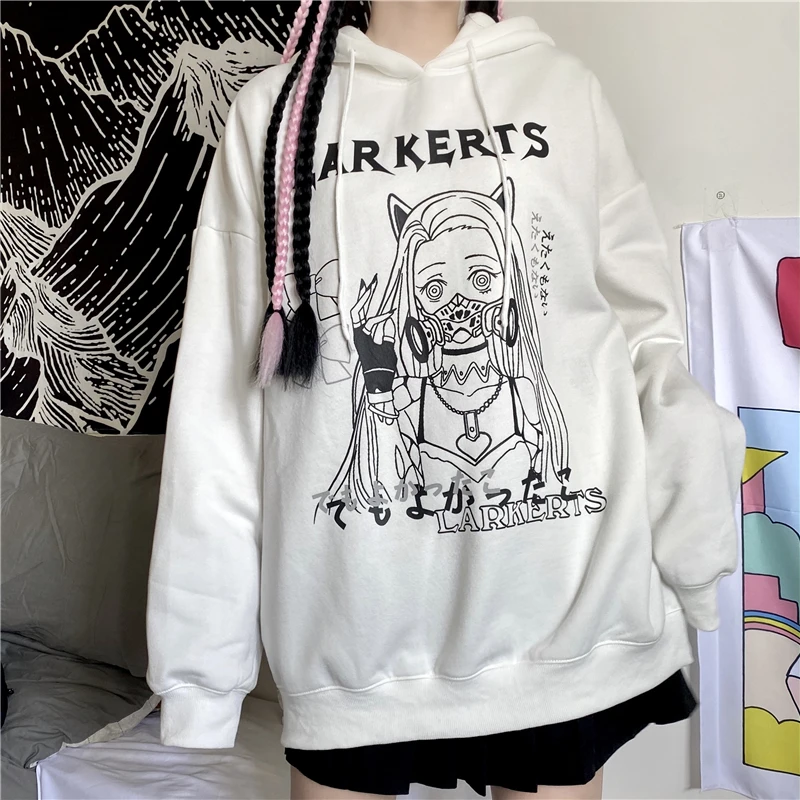 BARTLOCK Woman Sweatshirts Kawaii Funny Cartoon Hoodies Ullzang Cute Anime Hoodie Harajuku With Print Tops Punk Pullover Clothes
BARTLOCK Woman Sweatshirts Kawaii Funny Cartoon Hoodies Ullzang Cute Anime Hoodie Harajuku With Print Tops Punk Pullover Clothes