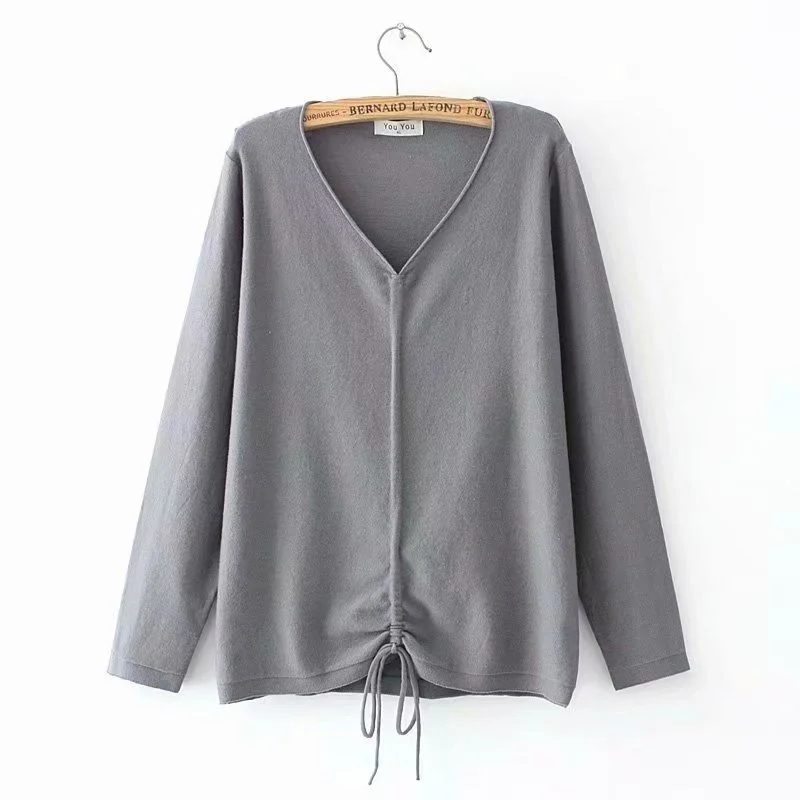 Plus Size XL-4XL Women's V-neck Knitted Autumn Winter Sweaters Long Sleeved Outerwear Oversized Slim Pullovers
Plus Size XL-4XL Women's V-neck Knitted Autumn Winter Sweaters Long Sleeved Outerwear Oversized Slim Pullovers