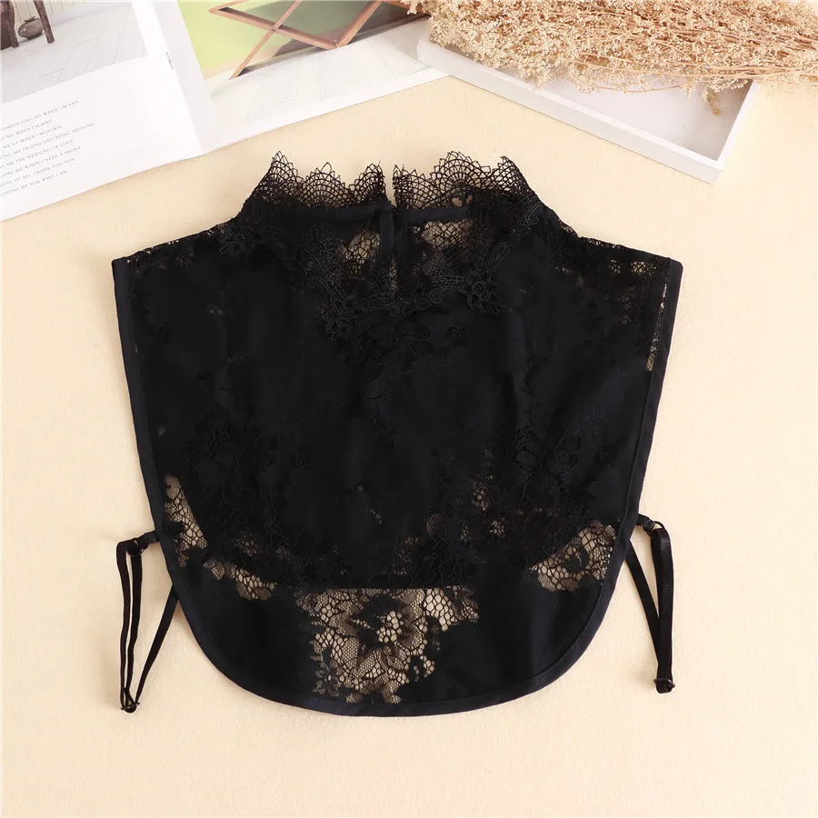 High Quality Lace White Embroidery Neckstand Fake Collar Tie Detachable False Collars Ladies Detachable Collars Decorative
High Quality Lace White Embroidery Neckstand Fake Collar Tie Detachable False Collars Ladies Detachable Collars Decorative