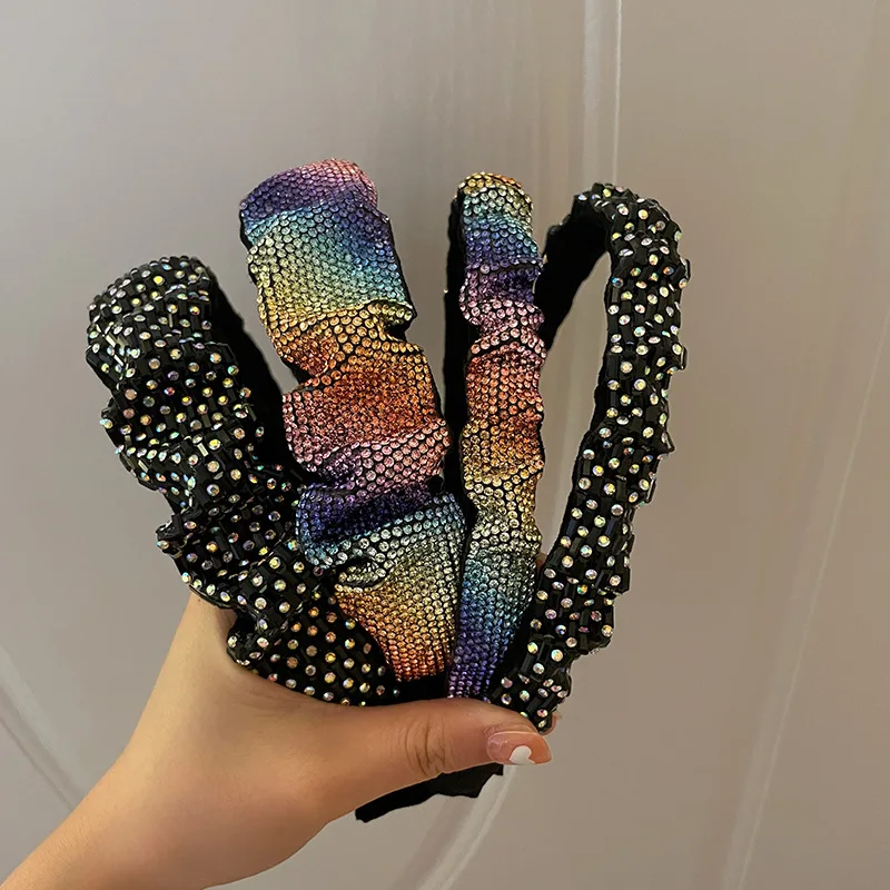 2021New Folds Geometric Colorful Hair Bands Fresh Temperament Hairpins Creative Fashion Ladies Headdress Headbands
2021New Folds Geometric Colorful Hair Bands Fresh Temperament Hairpins Creative Fashion Ladies Headdress Headbands