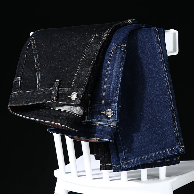 2020 autumn and winter new men's straight leg jeans loose casual fashion business classic blue slim denim trousers men's brand
2020 autumn and winter new men's straight leg jeans loose casual fashion business classic blue slim denim trousers men's brand