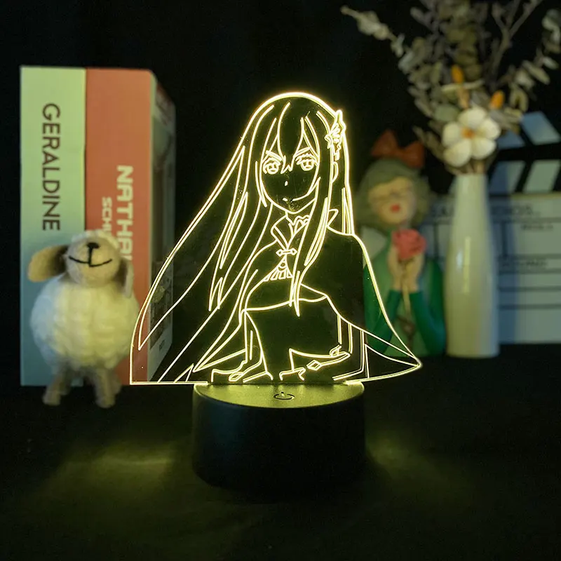 Re Zero Starting Life In Another World Japanese Anime Living Room 3D Night Light Alarm Clock Base Light Delineascope Nightlight
Re Zero Starting Life In Another World Japanese Anime Living Room 3D Night Light Alarm Clock Base Light Delineascope Nightlight