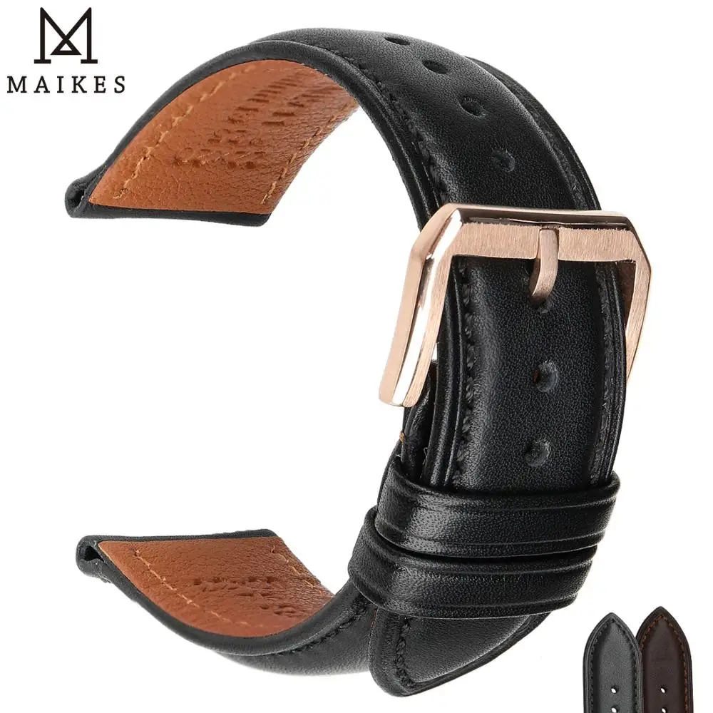 MAIKES Hot Sale 1pc Fashion Men Women 18mm 20mm 22mm 24mm Cowhide Leather Strap Black Business Watch Band Universal
MAIKES Hot Sale 1pc Fashion Men Women 18mm 20mm 22mm 24mm Cowhide Leather Strap Black Business Watch Band Universal