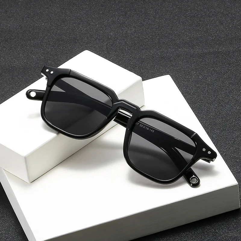 

2020 RMM brand high-quality new splicing meter nail square sunglasses Fashion men hip hop glasses retro sunglasses women